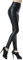 Everbellus Sexy Damen Faux PU Leder Leggins Hohe Taille Hüfthoch Strumpfhose Hose Schwarz XXLarge