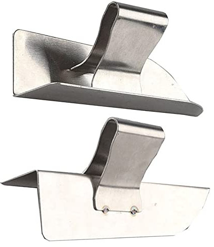 WANLIAN Juego de 2 Paletas Angulares Inoxidables - Espátulas para Esquinas Interiores/Exteriores 145x40 mm - Paletas para Esquinas