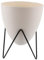 OFFSCH 1stück Kreativer Hydroponischer Pflanztopf Für Zuhause Automatisches Bewässerungssystem Desktop-blumentopf Modernes Design Für Innen Und Außengebrauch Weiß