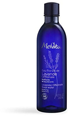 Melvita – Bio-Lavendelblütenwasser – Klärendes und ausgleichendes Hauttonikum – Ohne Parfüm – 99% natürlich – Bio-zertifiziert – Vegan – Flasche 200 ml