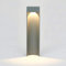 Topmo-plus lampione da patio Lampioncino da Esterno Strade lampade da giardino sentieri Alluminio 10W LED COB Lampione da patio aiuole sentieri IP65 grigio 3000K 15,75 inch