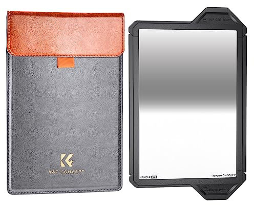 K&F CONCEPT Nano X-PRO Verlaufsfilter GND8 Reverse 0,9 (3-Blenden) Rechteckfilter 100x150mm mit 28 Nano-Beschichtung Filterschutzrahmen
