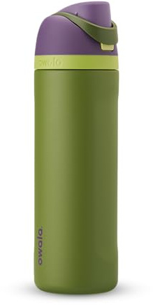 Owala Marvel FreeSip Insulated Stainless Steel Water Bottle with Straw for Sports and Travel, BPA-Free Sports Water Bottle, 24 oz, Hulk