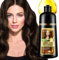 Shampoo colorante per capelli grigi, 3 in 1, a lunga durata, shampoo per capelli istantanei, per uomini e donne, ingredienti aromatici (500 ml) (caffè scuro)