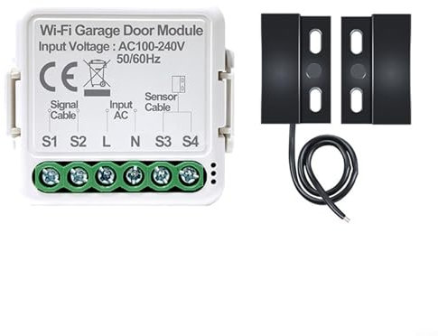 Pour ouvre-porte de garage intelligent avec contrôle par application, assistance vocale et notifications d'alarme