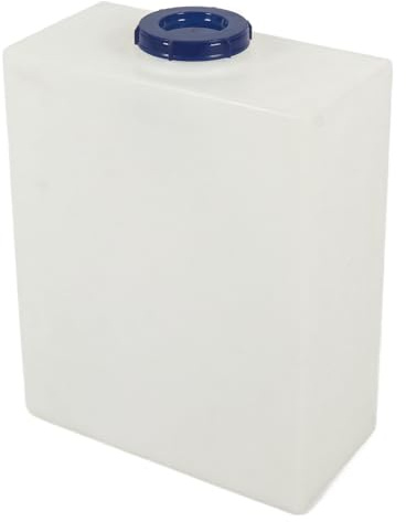 BONKZEBU 10 Liter RV -vattenlagringstank 19,7 X 15,7 X 7,9in, Värm Kallresistent PE Färskvattenbehållare för Släpbåtbåt, RV -vattenbehållare LLDPE, Stötsäker RV -vattentank