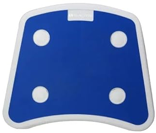 Plus SANTÉ – Marche-Pied STABILITÉ en Plastique | Surface antidérapante Bleue, Ultra-léger 0,8 kg, 44,5×38×9,5 cm, 4 Points de Fixation Ø44 mm, Usage Baignoire/lit/Toilettes | 100 kg