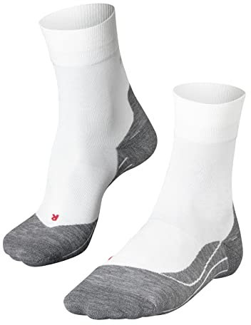 FALKE Herren Laufsocken RU4 Endurance M So Baumwolle Funktionsmaterial antiblasen 1 Paar, Weiß White-Mix 2020, 44-45