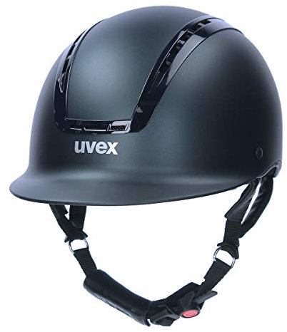 uvex suxxeed Active - robuster Reithelm für Damen und Herren - individuelle Größenanpassung - optimale Belüftung - Navy matt - 55-56 cm