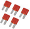 QUARKZMAN 5pz 10A 10Amp Auto Lama Fusibili per Barca Camion Moto Rosso