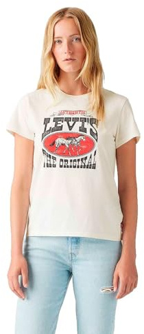 Levi's Women's The Perfect Tee T-Shirt, Levi's Horse Poster, S