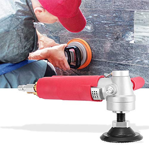 Pulidora Neumática, Lijadora de Aire Húmedo de Alta Velocidad, Pulidora Neumática de Agua, Amoladora de Aire para Piedra de Mármol, Lijadoras Orbitales Aleatorias