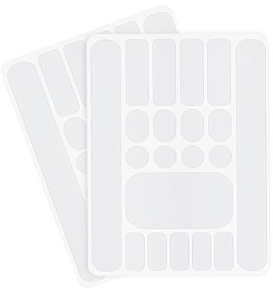 Daryunk 2 Sheets Bike Frame Protection Tape Sticker, Bicycle Protective Film Stickers, for Mountain Bike Folding Frame Front Fork Protective