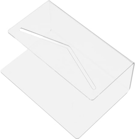 SEWACC Organisateur de Courrier Vertical Rangement Pratique et Design Moderne en Acrylique Transparent, Porte-enveloppes Robuste et Élégant pour Bureau et École