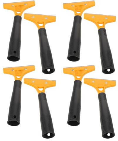 Levemolo Raspador de Juntas 8 Piezas, Herramientas para Lechada de Cocina y Baño, Esparcidor de Sellador Multifuncional, Removedor de Masilla para Marcos de Ventanas, Herramientas