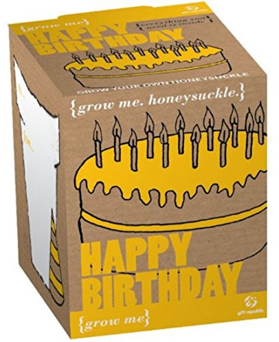 Gift Republic GR 130025 Grow Me Happy Birthday, 7.0 cm*9.0 cm*8.5 cm