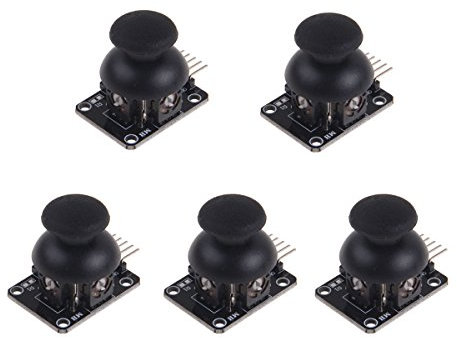 WINGONEER 5PCS PS2 Joystick Game Controller XY Dual-Achsen Joystick Breakout Modul für Arduino