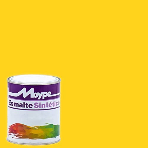 Esmalte Sintético Brillante Moype - Tamaño Envases 750 mL, Esmalte Sintético Moype Amarillo Real 358