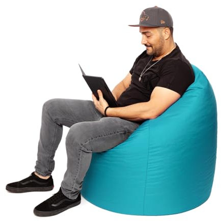 patchhome Saco de Asiento gota forma para in & outdoor XL 300 litros – Con relleno de poliestireno en 25 Varios. Colores y 3 Tamaños