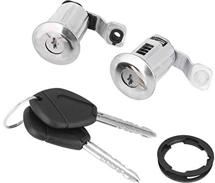 KSTE Bombín de cerradura de puerta Conjunto con 2 llaves for Peugeot Citroen Xsara Berlingo