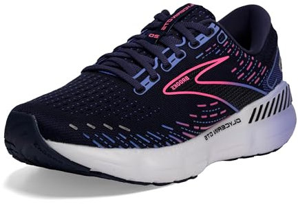 Brooks Women's Glycerin Gts 20 Running Shoe, Pecoat Blue Pink, 5.5 UK