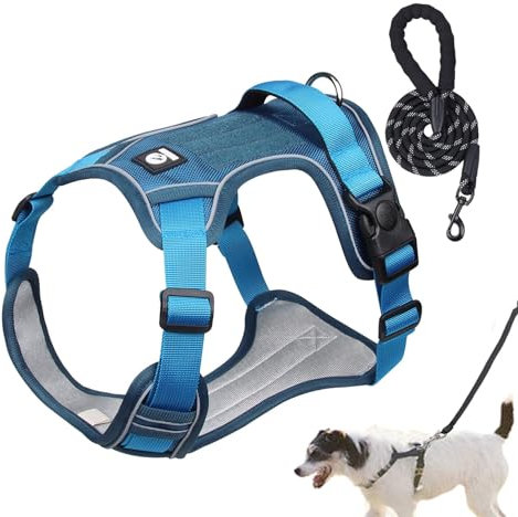 puzzlegame Hundetrainingsgeschirr, Hundegeschirr für große Hunde,Bequemes reflektierendes Hundegeschirr, verstellbares Hundegeschirr | Flexibles Hunde-Brustgeschirr, Hunde-Zuggeschirr für