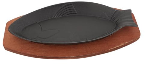 ABOOFAN Sartén Antiadherente para Servir Pescado Sartenes de Resistente para Cocción y Parrilla para Asar Verduras y Carnes Dimensiones Profundidad para Uso Doméstico y Barbacoa