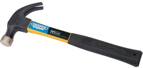 Draper 62163 16OZ / 450gm Fibreglass Shaft Claw Hammer