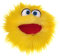 Living Puppets Quatschköppe Handpuppe Quasselkasper in gelb für Erwachsene und Kinder geeignet, Größe: 20 cm, Handwäsche, W805