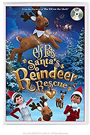Elf on The Shelf Elf Pets: Santa's Reindeer Rescue DVD - Linda película mágica de Navidad para niños