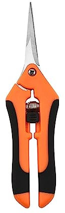 Gartenschere,Klein Gartenschere,Gartenschere aus Edelstahl,Bonsai-Schere,Rosen-Pflanzenschere,Pflanzenblumenschere,Baumschere,Pflanzenschere Rostfrei,Blumenschere aus Edelstahl Orange Tokaneit