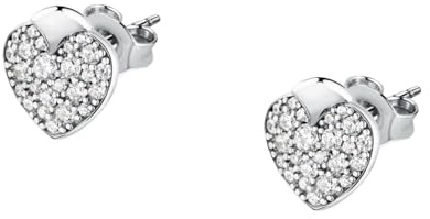 Morellato Orecchini Donna in Acciaio, Cristalli, Collezione Istanti, Cuore - SAVZ17