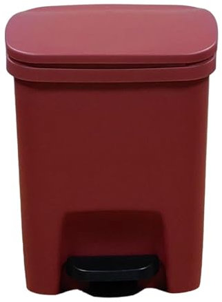 Poubelle À Pédale, Step Bin, Poubelle De Cuisine À Marches Avec Couvercle, Poubelle Anti-odeurs, Poubelle À Pédale Hermétique, Pour Cuisine, Bureau, Buanderie, Garage, Atelier, 24,5 X 24 X 30 CM