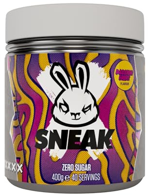 SNEAK Energy Drink Powder | Passion Fruit |No Sugar. No Nasties. Just Natural Caffeine, Focus-Boosting Nootropics | 40 Servings