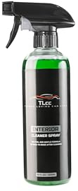 TLcc Car Interior Cleaner - A powerful yet gentle Multi surface spray thats easy to use on all interiors from Plastics, Vinyl, Rubber & Leather, fabrics, removes 99.999% of germs.