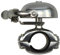 CRANE Bell Co. Fahrradklingel Mini Suzu W Die Cut Mount, Silber Poliert, CR-MSZDC-PL, 45mm Durchmesser