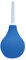 Klistier Klistierspritze Birnspritze Einlauf Gummi Ballon B3, 100 ml, mit harter Spitze