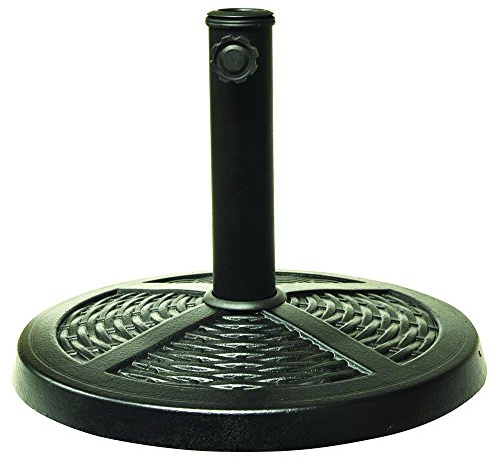 Kingfisher 10kg Round Rattan Effect Parasol Base