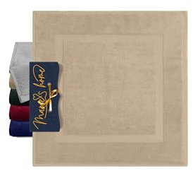 Marie´s Home Duschvorleger für kleine Bäder, Sport und Freizeit 1612.2351, 1 Stück - 50 x 50 cm, Stone