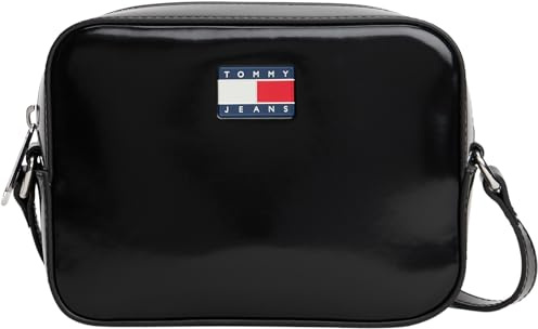 Tommy Jeans Donna Borsa a Tracolla Must Camera Lucida, Nero (Black), Taglia Unica