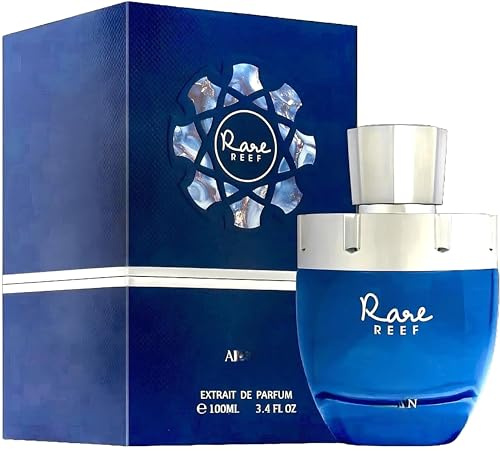 Rare Reef Extrait de Parfum 100 ml Unisex – Perfume Árabe Fresco Cítrico Frutal con Menta, Pomelo y Higo – Fragancia de Larga Duración para Hombre y Mujer