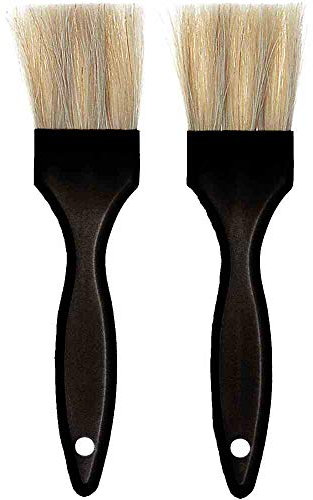 Gastromax 2150 Lot de 2 Pinceau à pâtisserie, Blanc