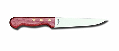 8185-Coltello scanno costa diritta manico legno cm 20