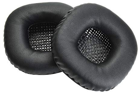 Yizhet Almohadilla Auriculares Compatible con Marshall Major II Major I Cascos Almohadillas de Repuesto Espuma para Marshall Major 2 y Major 1 (1 Par, Negro)