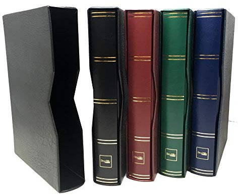 Prophila Slipcase for stockbook stamp album 60 and 64 sides black