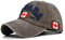 XibeiTrade Baseballkappe im Vintage-Stil, Kanada-Ahorn, für Damen und Herren, Baumwolle, Sport, Outdoor, lässiger Sonnenhut, coffee, M