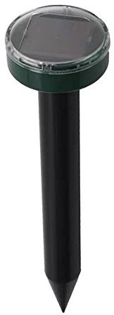 Répulsif Taupe Solaire à Ultrason, Répulsif Chat Ultrason, Solar Souris Repeller Anti Taupes Repousser Taupe campagnols, Gophers, Serpents pour Jardin Pelouse en Plein Air - Version Améliorée (A)