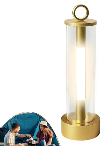 Camping Lights for Tent, Rechargeable Camping Lights, Rechargeable LED Outdoor Flashlight with Touch Switches - Outdoor Led Camping Light for Power Outage, Bat