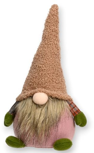 MIJOMA Statuetta decorativa a forma di gnomo di Natale, 30 cm di altezza, decorazione natalizia scandinava, statuetta decorativa per l'inverno e l'Avvento, morbida decorazione in poliestere, ideale