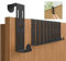 Perchero Puerta, 10 Piezas Colgador Puerta, Versátil Gancho Puerta, Percha Puerta Sin Taladrar Door Hook para Cocina Dormitorio Gabinete Cajón - Negro
